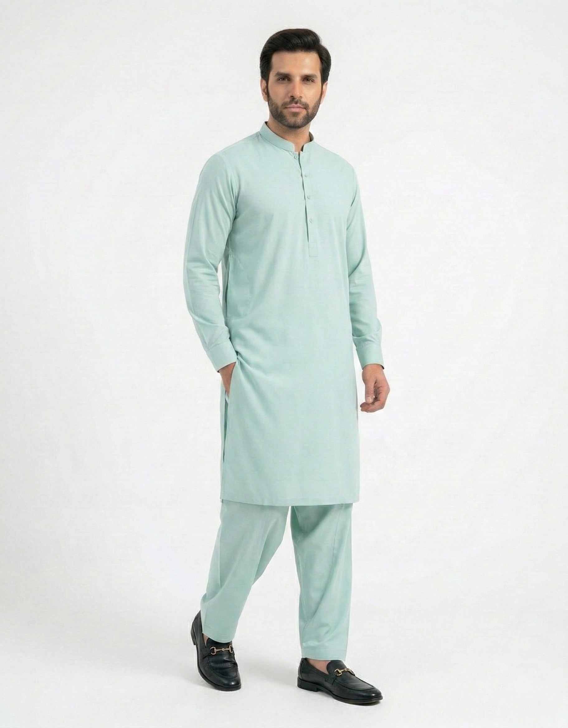 Blended- Classic Unstitched Mint Green