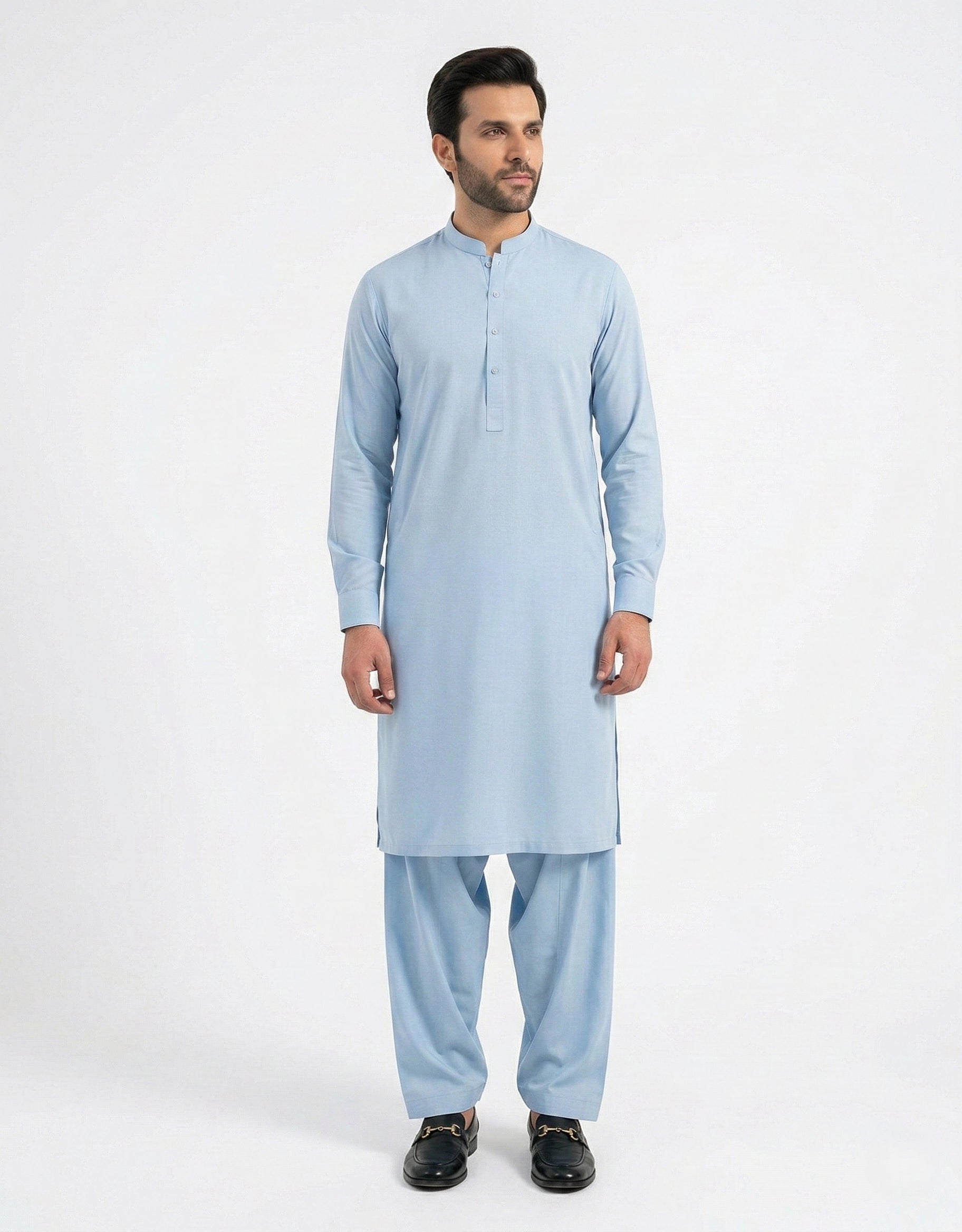 Blended- Classic Unstitched Soft Sky Blue