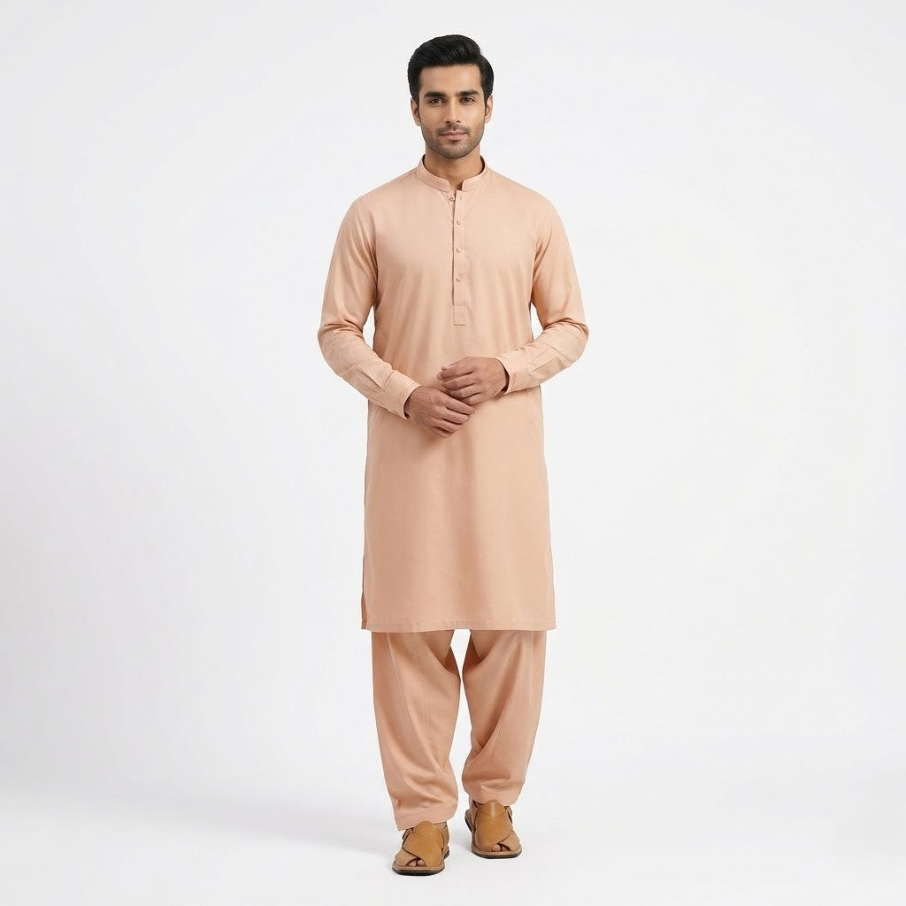 Blended- Classic Unstitched Peach Beige