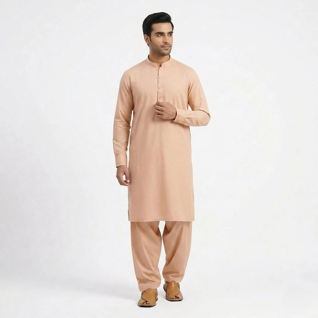 Blended- Classic Unstitched Peach Beige